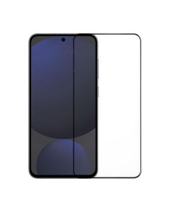 Skärmskydd Samsung Galaxy S24 FE med Aluminium ram (miljö)