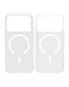 Mobilskal med kameraskydd för iPhone 17 Pro Max - Frostat Vit