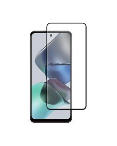 Motorola Moto G54 5G Skärmskydd Heltäckande - Svart (miljö)