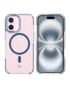 iPhone 16 Rvelon Mobilskal Magnet Förstärkt - Blå