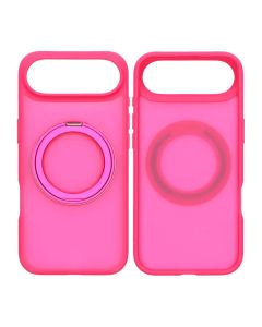 Mobilskal Roterande Magnet Stativ för iPhone Air - Röd