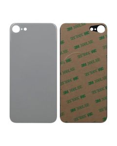 iPhone SE 2020 Baksida Glas med Självhäftande tejp - Vit