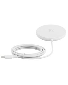 Rvelon Trådlös MagSafe Laddare - Qi2 15W USB-C - Vit