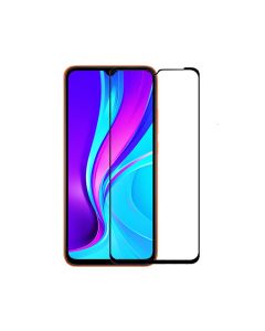 Skärmskydd Xiaomi Redmi 9C - 3D Härdat Glas Svart- G-SP.se