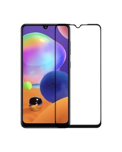 Skärmskydd Samsung A31/32 4G - 3D Härdat Glas Svart (miljö)- G-SP.se