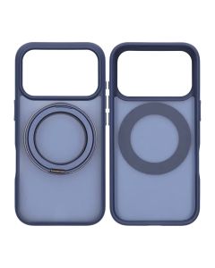 Mobilskal Roterande Magnet Stativ för iPhone 17 Pro - Blå