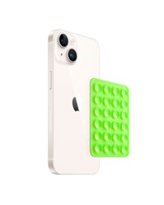 Dubbelsidad mobilhållare med sugkoppar - Grön