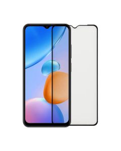 Skärmskydd Xiaomi Redmi 10 5G - 3D Härdat Glas - Svart (miljö)- G-SP.se