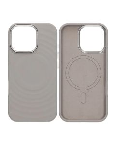 Mobilskal Silikon med Magsafe för iPhone 17 - Ljusgrå