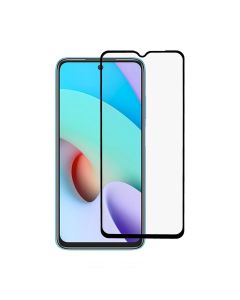 Skärmskydd Xiaomi Redmi 10 5G - 3D Härdat Glas - Svart- G-SP.se