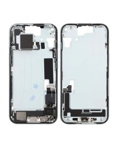 Mittenram med smådelar för iPhone 15 - Blå OEM