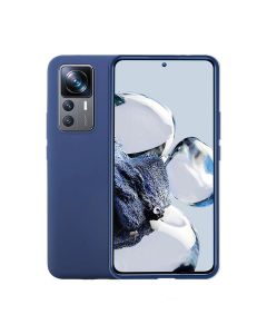 Xiaomi 12T/Xiaomi 12T Pro Silikonskal - Mörkblå- G-SP.se