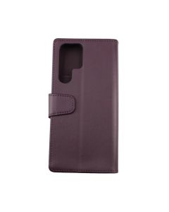 Samsung S22 Ultra Plånboksfodral med Extra Kortfack Rvelon - Mörklila- G-SP.se