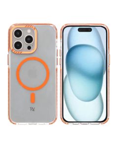 iPhone 15 Pro Rvelon Mobilskal Magnet Förstärkt - Orange