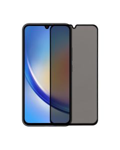 Skärmskydd Samsung Galaxy A34 5G - Privacy 3D Härdat Glas (miljö)