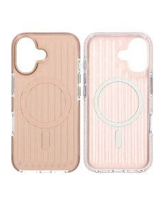 Mobilskal Korrugerad Magsafe för iPhone 17 - Guld