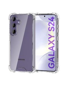 Samsung Galaxy S24 Stöttåligt Mobilskal - Transparent