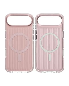 Mobilskal Korrugerad Magsafe för iPhone Air - Rosa