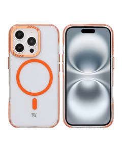 iPhone 16 Pro Rvelon Mobilskal Magnet Förstärkt - Orange
