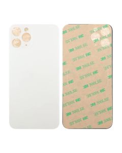 iPhone 11 Pro Baksida Glas med Självhäftande tejp - Vit