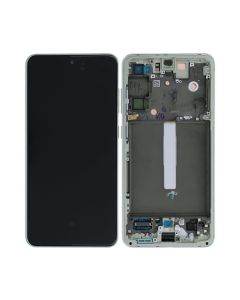 Samsung Galaxy S21 FE 5G Skärm med LCD Display Original - Grön- G-SP.se