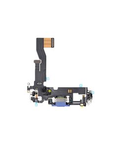 iPhone 12/12 Pro Laddkontakt Flexkabel - Blå- G-SP.se