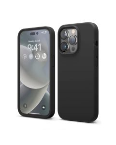 iPhone 14 Pro Silikonskal - Svart- G-SP.se