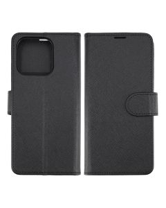 Xiaomi Redmi 12c Plånboksfodral med Stativ - Svart