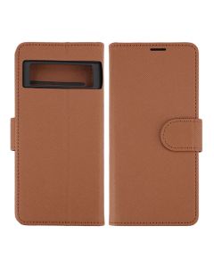 Google Pixel 7 Plånboksfodral med Stativ - Brun