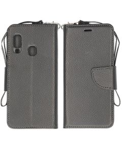 Samsung Galaxy A40 Plånboksfodral med Stativ - Svart- G-SP.se