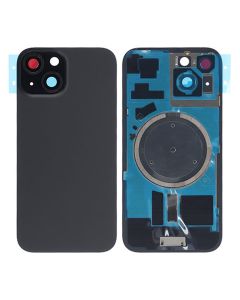 iPhone 15 Baksida Glas med Magsafe Magnet - Svart