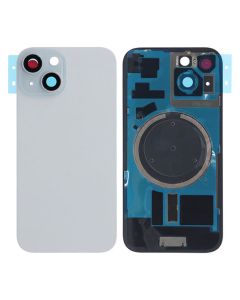 iPhone 15 Baksida Glas med Magsafe Magnet - Blå