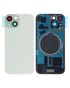 iPhone 15 Plus Baksida Glas med Magsafe Magnet - Grön