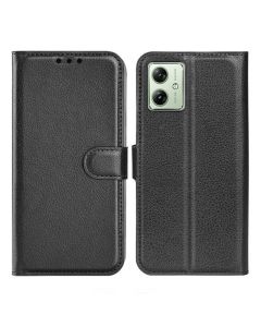 Motorola Moto G54 5G Plånboksfodral med Stativ - Svart