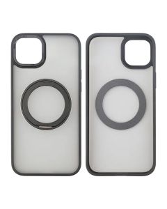 iPhone 15 Plus Skal med MagSafe Stativ Rvelon - Svart- G-SP.se