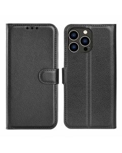 iPhone 15 Pro Max Plånboksfodral med stativ - Svart- G-SP.se