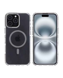 iPhone 16 Pro Max Rvelon Mobilskal Magnet Förstärkt - Grå