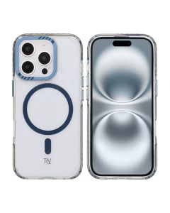 iPhone 16 Pro Rvelon Mobilskal Magnet Förstärkt - Blå