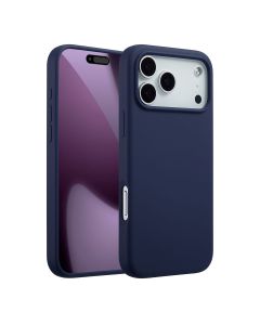 Rvelon Mobilskal Silikon MagSafe för iPhone 17 Pro - Mörkblå