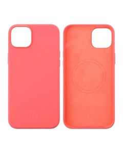 iPhone 15 Plus Silikonskal Rvelon MagSafe - Röd- G-SP.se