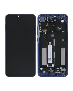Xiaomi Mi 8 Lite, Mi 8X Display med LCD Skärm Original - Aurora Blå