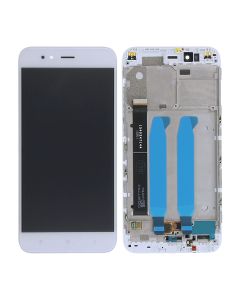 Xiaomi Mi A1 Display med LCD Skärm Original - Vit