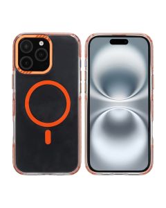 iPhone 16 Pro Max Rvelon Mobilskal Magnet Förstärkt - Orange