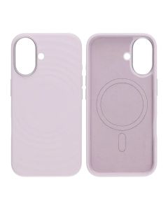 Mobilskal Silikon för iPhone 16 - Lila med Kameraskydd