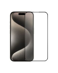 Skärmskydd till iPhone 15 Pro Heltäckande Härdat Glas (miljö)