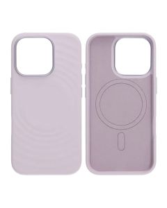 Mobilskal Silikon för iPhone 16 Pro - Lila med Kameraskydd