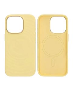 Mobilskal Silikon för iPhone 16 Pro - Gul med Kameraskydd