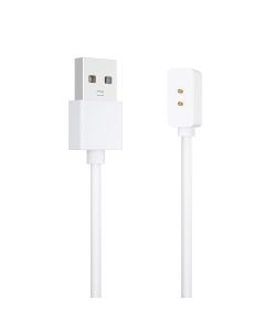 Laddkabel USB till Xiaomi Band 8/Pro/Active - Vit 2-Pin