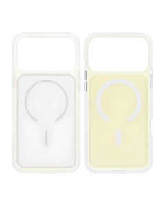 Mobilskal TPU Bumper med Magsafe för iPhone 17 Pro Max - Vit