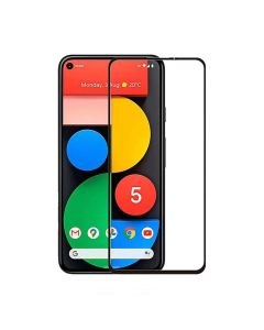 Skärmskydd Google Pixel 5A - 3D Härdat Glas - Svart- G-SP.se